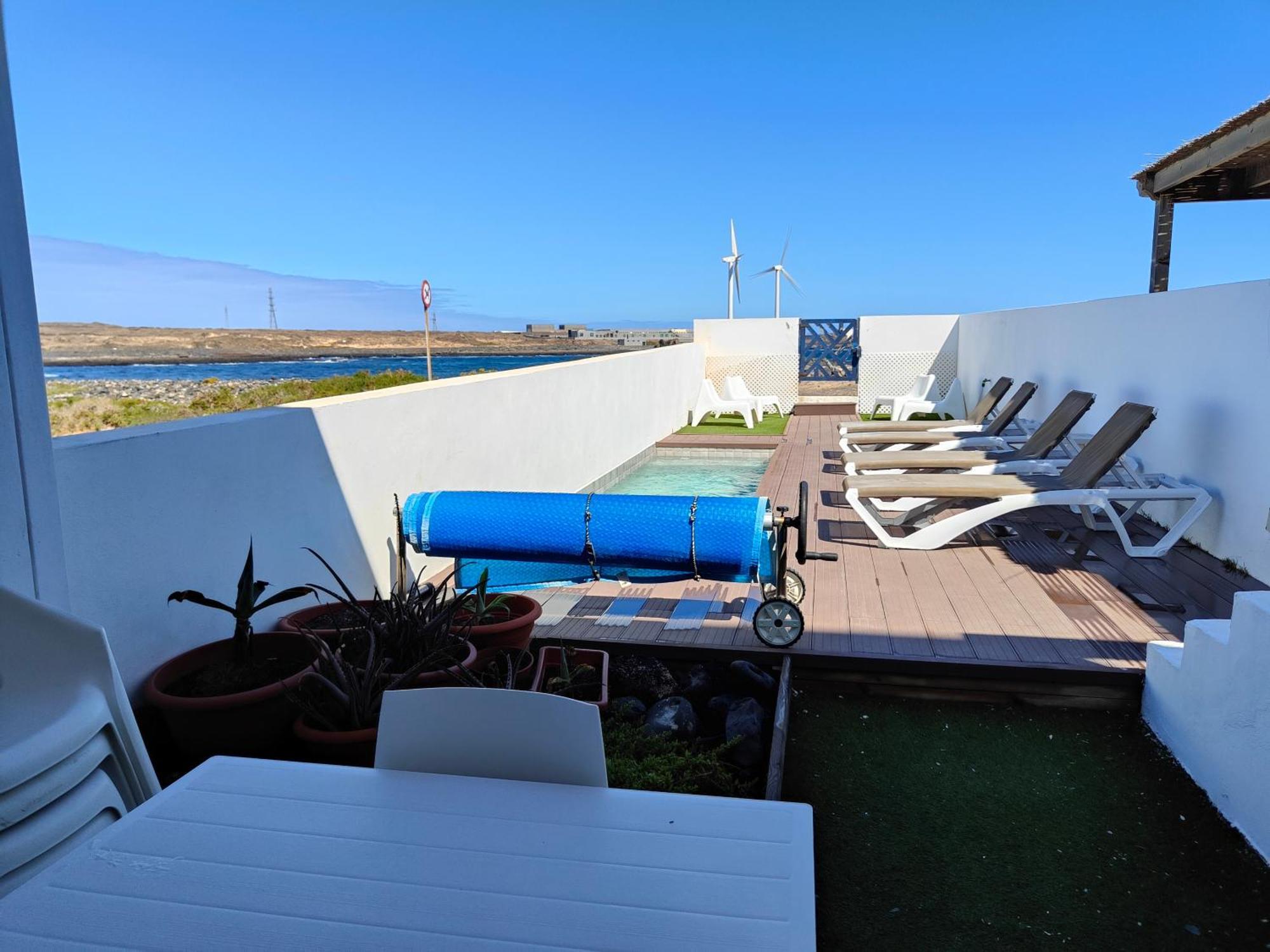 Villa Blue Breeze House With Pool Facing Sea Corralejo Exterior foto